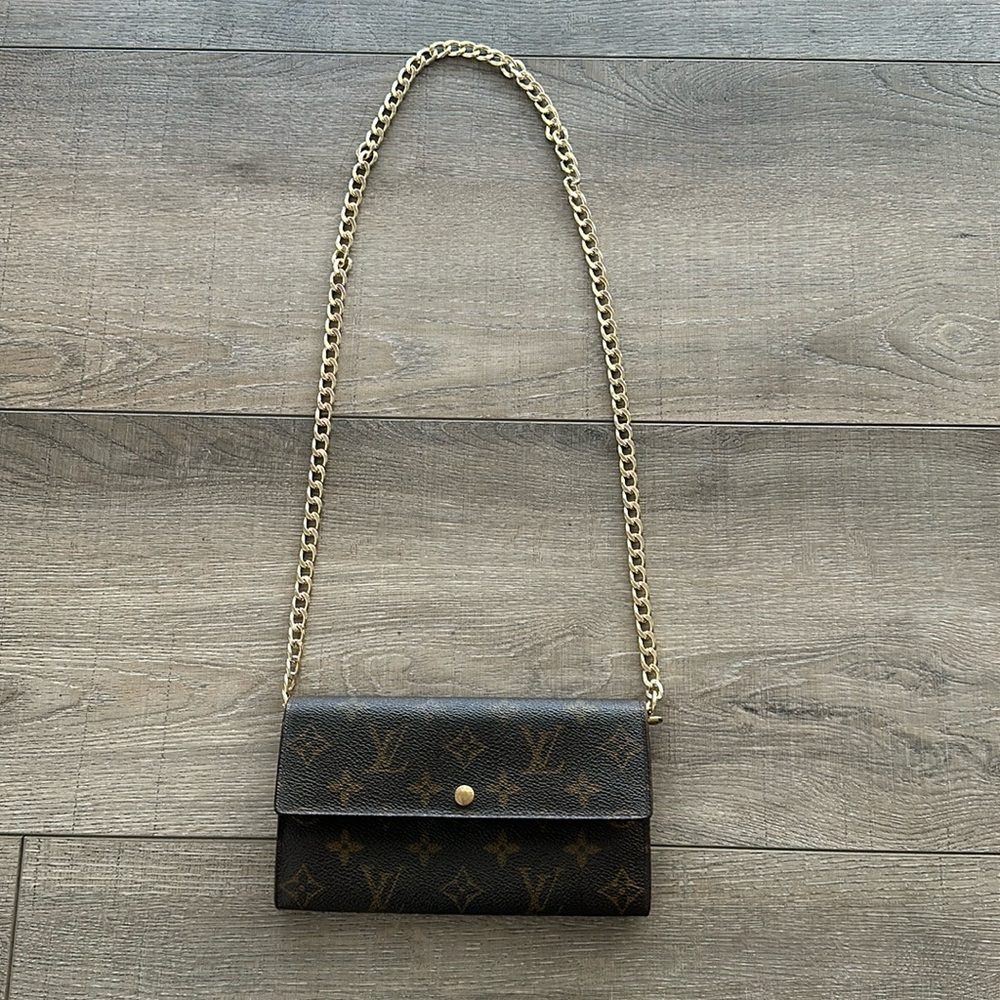 LV Monogram Sara Wallet